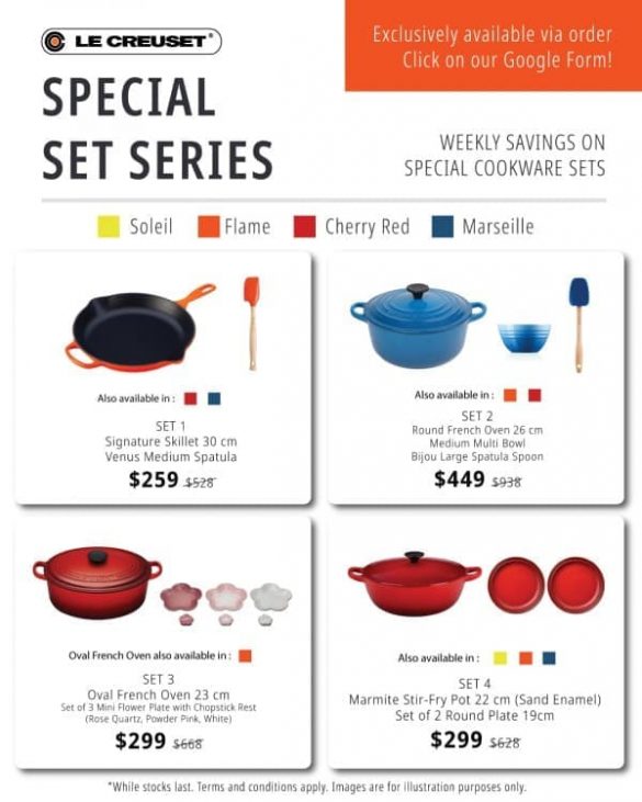 810 Jun 2020 Le Creuset Special Set Series Promotion SG