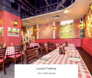 Luccas-Trattoria-1-for-1-Promotion-with-HSBC-350x297 1 Jun-30 Dec 2020: Lucca's Trattoria 1-for-1 Promotion with HSBC