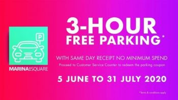 Marina-Square-3h-Free-Parking-Promotion-350x197 4 Jun-31 Jul 2020: Marina Square 3h Free Parking Promotion