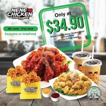 NeNe-Chicken-Exclusive-Promotion-at-GrabFood-350x350 8-21 Jun 2020: NeNe Chicken Exclusive Promotion at GrabFood