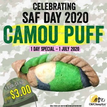 Old-Chang-Kee-Camou-Puff-Promotion-1-350x350 1 Jul 2020: Old Chang Kee Camou Puff Promotion