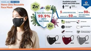 Owell-Nano-Zinc-Reusable-Face-Mask-Promotion-350x197 12 Jun 2020 Onward: Owell Pre-Launch Sale