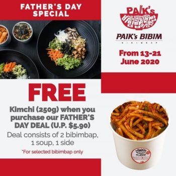 Paiks-BiBim-Father’s-Day-Promotion-350x350 13-21 Jun 2020: Paik's BiBim Father’s Day Promotion