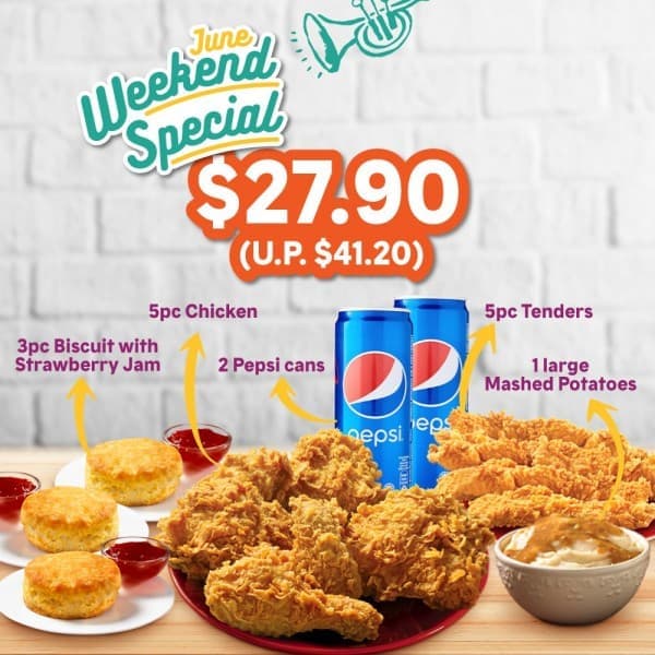 6 Jun 2020 Onward Popeyes Louisiana Kitchen Weekend Special Promotion   Popeyes Louisiana Kitchen Weekend Special Promotion 