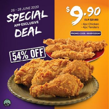 Popeyes-Special-App-Exclusive-Deal-350x350 26-28 Jun 2020: Popeyes Special App Exclusive Deal