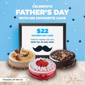 PrimaDeli-Fathers-Day-Cake-Promo-at-Jurong-Point-350x350 13 Jun 2020 Onward: PrimaDeli Father's Day Cake Promo at Jurong Point