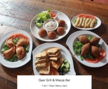 Qasr-Grill-Mezze-Bar-1-for-1-Promotion-with-HSBC--350x289 2 Jun-30 Dec 2020: Qasr Grill & Mezze Bar 1-for-1 Promotion with HSBC