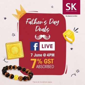 SK-JEWELLERY-Fathers-Day-Deals-350x350 7 Jun 2020: SK JEWELLERY Father's Day Deals