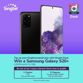 Samsung-Galaxy-S20-Promotion-with-Singtel-Dash-350x350 6 Jun-31 Jul 2020: Samsung Galaxy S20+ Promotion with Singtel Dash