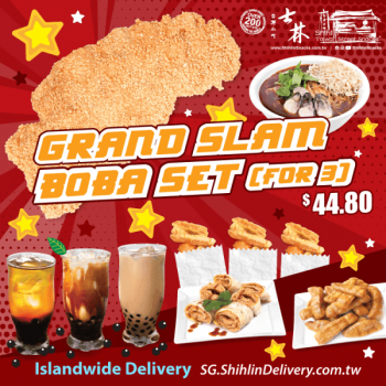 Shihlin-Taiwan-Street-Snacks-Grand-Slam-Boba-Set-Promotion-350x350 24-30 Jun 2020: Shihlin Taiwan Street Snacks Grand Slam Boba Set Promotion