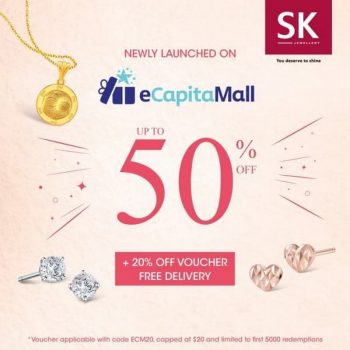 Sk-Jewellery-50-off-Promo-at-eCapitaMall-350x350 2 Jun 2020 Onward: Sk Jewellery 50% off Promo at eCapitaMall