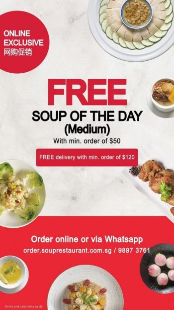 Soup-Restaurant-Free-Soup-of-the-Day-Promotion-350x622 12 Jun 2020 Onward: Soup Restaurant Free Soup of the Day Promotion