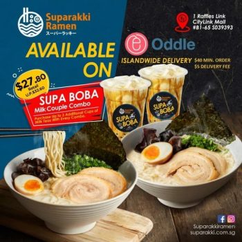 Suparakki-Ramen-SUPA-BOBA-Bubble-Milk-Tea-Promotion-350x350 12 Jun 2020 Onward: Suparakki Ramen SUPA BOBA Bubble Milk Tea Promotion