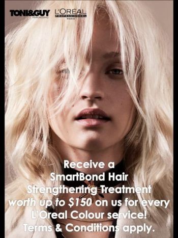 TONIGUY-SmartBond-Hair-Strengthening-Treatment-Promotion-350x467 23 Jun 2020 Onward: TONI&GUY SmartBond Hair Strengthening Treatment Promotion