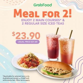 The-Coffee-Bean-Tea-Leaf-Meal-For-2-Promotion-via-Grabfood--350x350 26 Jun 2020 Onward: The Coffee Bean & Tea Leaf Meal For 2 Promotion via Grabfood