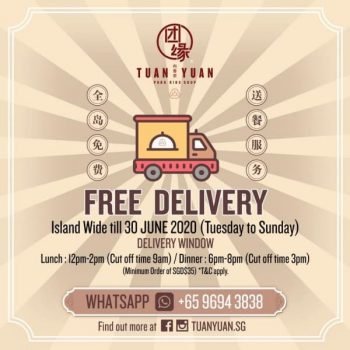 Tuan-Yuan-Pork-Ribs-Soup-Free-Islandwide-Delivery-Promotion--350x350 29-30 Jun 2020: Tuan Yuan Pork Ribs Soup Free Islandwide Delivery Promotion