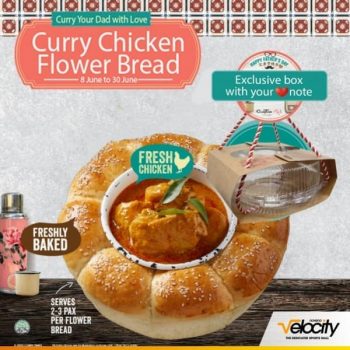 Velocity-@-Novena-Square-Signature-Flower-Bread-Curry-Chicken-Fathers-Day-Promotion-350x350 9-30 Jun 2020: Curry Times Signature Flower Bread Curry Chicken Father's Day Promotion at Velocity @ Novena Square