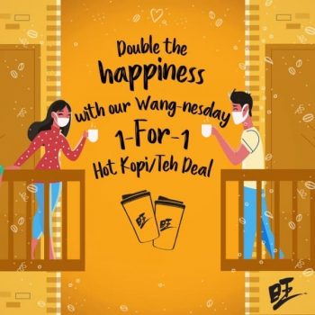 Wang-Cafe-Wang-nesday-1-for-1-Hot-KopiTeh-FB-Deal-350x350 17 Jun 2020: Wang Cafe & Heaveonly Wang Wang-nesday 1-for-1 Hot Kopi/Teh FB Deal
