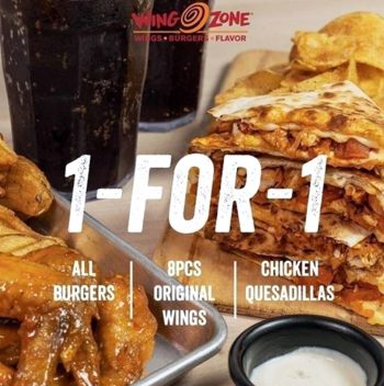 Wing-Zone-1-For-1-Promotion-350x352 Now till 30 Jun 2020: Wing Zone 1-For-1 Promotion