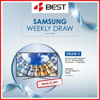 BEST-Denki-Samsung-Weekly-Draw-Giveaways-350x350 30 Jul 2020 Onward: BEST Denki Samsung Weekly Draw Giveaways