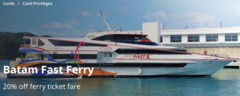 Batam-Fast-Ferry-20-Off-Ferry-Ticket-Fare-Promotion-with-DBS-350x141 1 Feb 2020-31 Jan 2021: Batam Fast Ferry 20% Off Ferry Ticket Fare Promotion with DBS