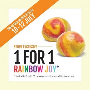 BreadTalk-1-for-1-Rainbow-Joy-Promotion-350x350 10-12 Jul 2020: BreadTalk 1-for-1 Rainbow Joy Promotion