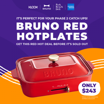 Bruno-Red-Hotplate-Promotion-at-Klook--350x350 1-7 Jul 2020: Bruno Red Hotplate Promotion at Klook