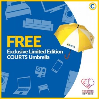 COURTS-Limited-Edition-Umbrella-Promotion-350x350 24 Jul-31 Aug 2020: COURTS Limited Edition Umbrella Promotion