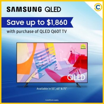 COURTS-Samsung-QLED-Q60T-4K-Smart-TV-Promotion-350x350 30 Jul 2020 Onward: COURTS Samsung QLED Q60T 4K Smart TV Promotion