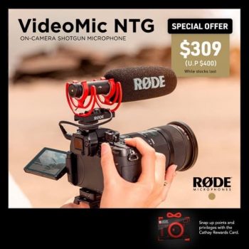 Cathay-Photo-RODE-VideoMic-NTG-Promotion-350x350 23 Jul 2020 Onward: Cathay Photo RODE VideoMic NTG Promotion