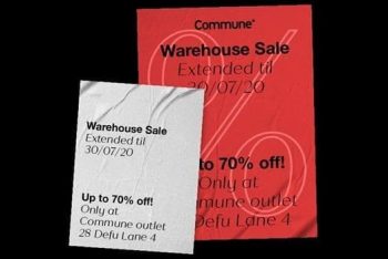 Commune-Warehouse-Sale-350x234 30 Jul 2020: Commune Warehouse Sale