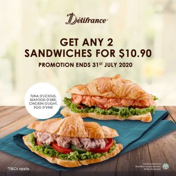 Delifrance-Sandwiches-Promo-350x350 Now till 31 Jul 2020: Delifrance Sandwiches Promo