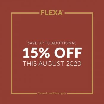 FLEXA-15-Off-Promotion-350x350 1-31 Aug 2020: FLEXA 15% Off Promotion