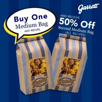 Garrett-Popcorn-Shops-Buy-1-Medium-Bag-Promotion-3-350x350 30 Jul 2020 Onward: Garrett Popcorn Shops Buy 1 Medium Bag Promotion