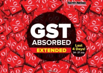 Harvey-Norman-GST-Absorbed-Extended-Promotion-350x249 27 Jul 2020: Harvey Norman GST Absorbed Extended Promotion