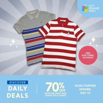 Hush-Puppies-Apparel-70-off-Promotion-at-City-Square-Mall-350x350 22-31 Jul 2020: Hush Puppies Apparel 70% off Promotion at City Square Mall
