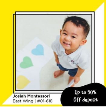 Josiah-Montessori-50-Discount-Promotion-at-Suntec-City-1-2-350x351 23 Jul 2020 Onward: Josiah Montessori 50 % Discount Promotion at Suntec City