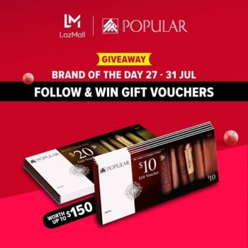 Lazada-Brand-Of-The-Day-Giveaways-350x350 27-31 Jul 2020: POPULAR and Lazada Brand Of The Day Giveaways