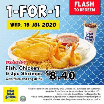 Long-John-Silvers-Wednesday-1-for-1-Promotion-350x350 15 Jul 2020: Long John Silver's Wednesday 1-for-1 Promotion! Today Only!