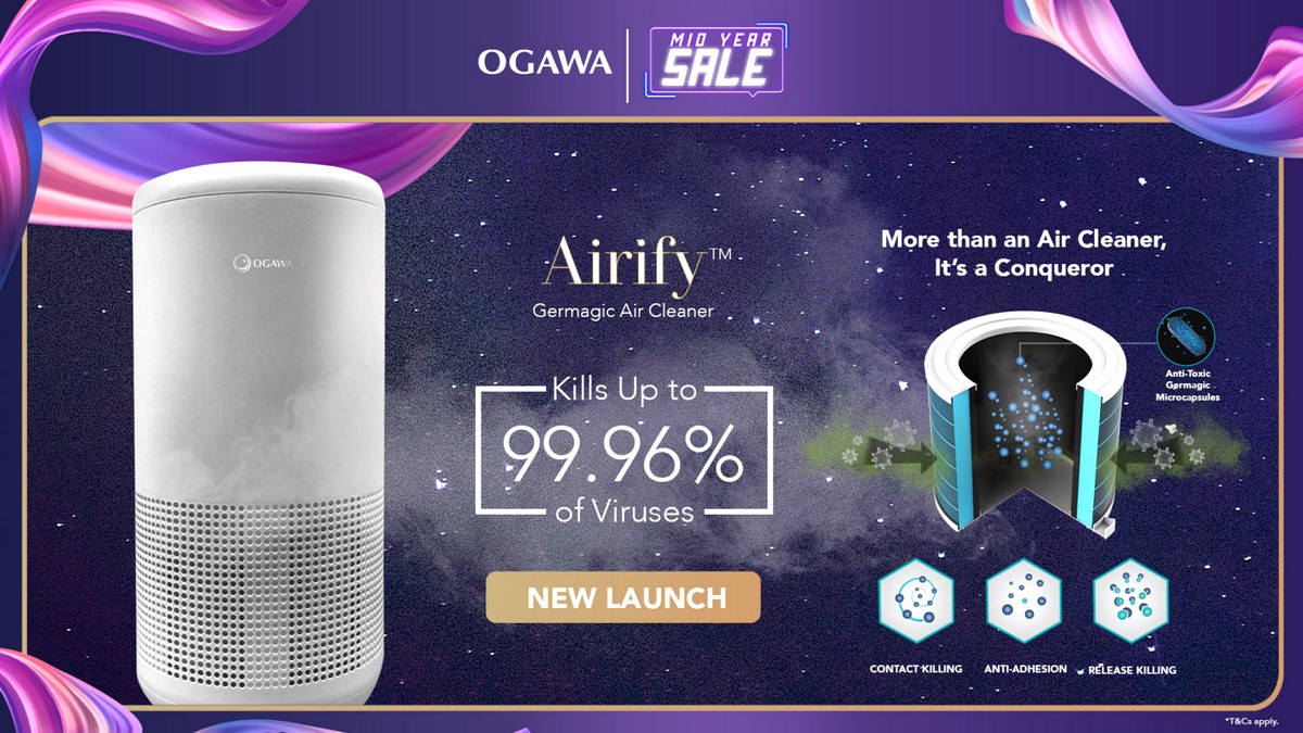 Ogawa-Airify-06 Now till 19th July 2020: OGAWA Mid Year Sale!+Additional GST Rebates Storewide! Limited Time Exclusive!