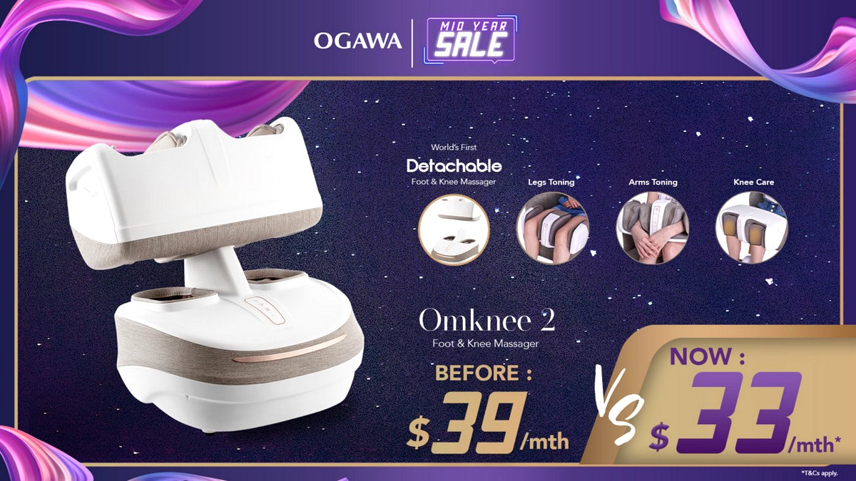 Ogawa-Mid-Year-Sale-Omknee-2-03 Now till 19th July 2020: OGAWA Mid Year Sale!+Additional GST Rebates Storewide! Limited Time Exclusive!