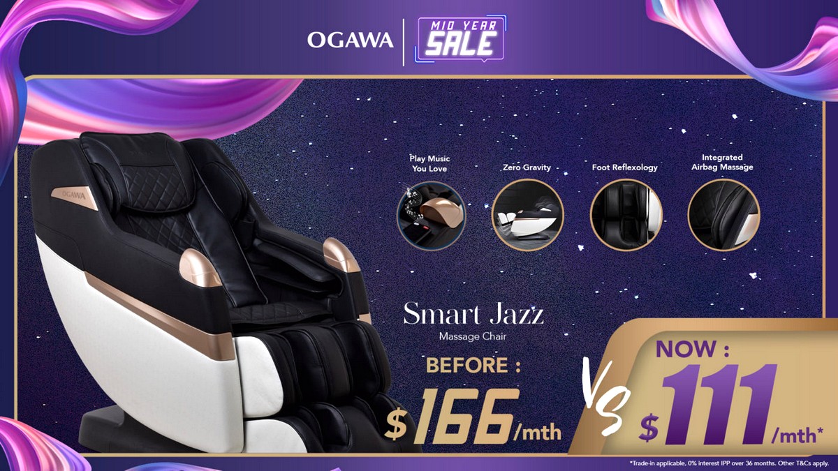 Ogawa-Mid-Year-Sale-Smart-Jazz-04 Now till 19th July 2020: OGAWA Mid Year Sale!+Additional GST Rebates Storewide! Limited Time Exclusive!