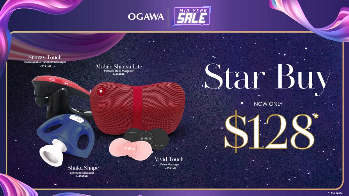 Ogawa-Mid-Year-Sale-Star-Buy-07 Now till 19th July 2020: OGAWA Mid Year Sale!+Additional GST Rebates Storewide! Limited Time Exclusive!