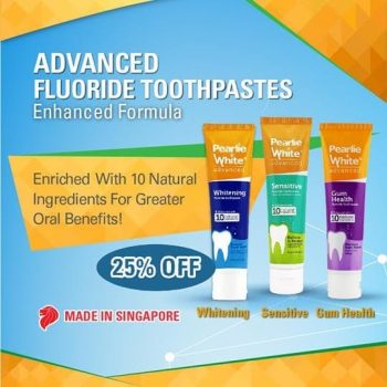 Pearlie-White-Advanced-Fluoride-Toothpastes-Promotion-350x350 1-31 Jul 2020: Pearlie White Advanced Fluoride Toothpastes Promotion