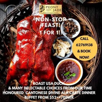 Peony-Jade-Restaurant-1-For-1-Non-stop-Feast-Promotion-350x350 30 Jun 2020 Onward: Peony Jade Restaurant 1 For 1 Non-stop Feast! Promotion