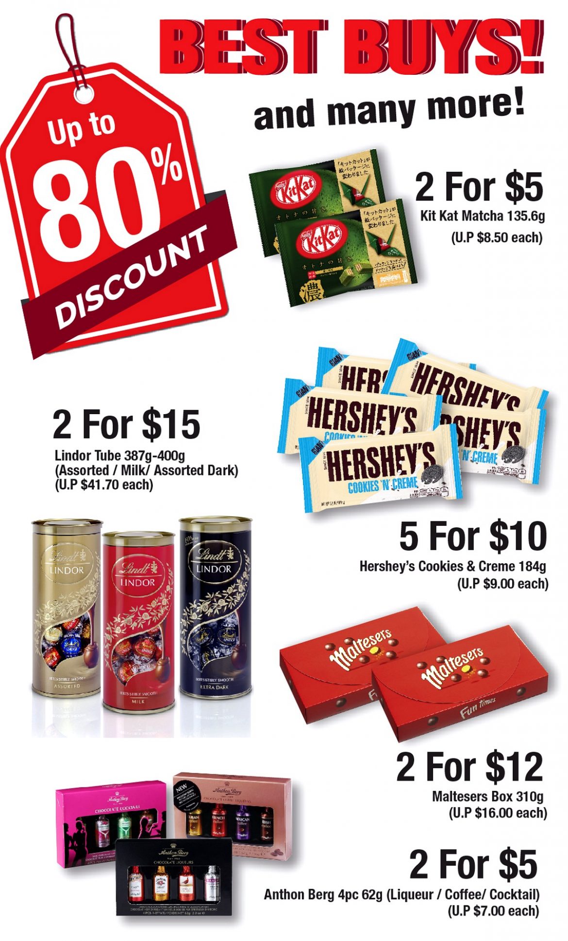 24 Jul-2 Aug 2020: Choc Spot Warehouse Sale! Up To 80% Off Chocolates 