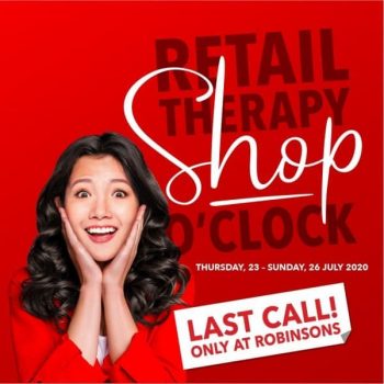 Robinsons-Retail-Therapy-Shop-O’Clock-Promotion-350x350 23-26 Jul 2020: Robinsons Retail Therapy Shop O’Clock Promotion
