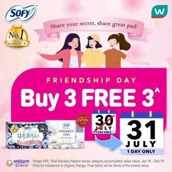SOFY-Friendship-Day-Promotion-350x350 31 Jul 2020: SOFY Friendship Day Promotion at Watsons