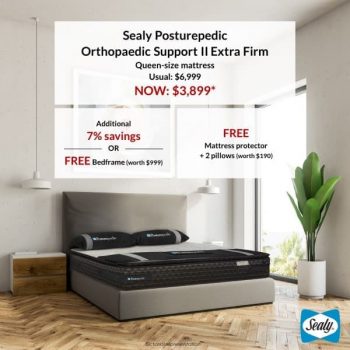 Sealy-Posturepedic-Orthopaedic-Support-II-Extra-Firm-Queen-Size-Mattress-Promotion-350x350 17 Jul 2020 Onward: Sealy Posturepedic Orthopaedic Support II Extra Firm Queen-Size Mattress Promotion