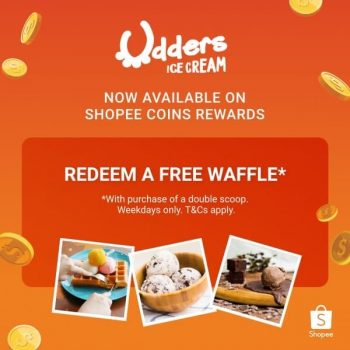 Shopee-Free-Waffle-Promotion-350x350 21 Jul 2020 Onward: Udders Free Waffle Promotion at Shopee